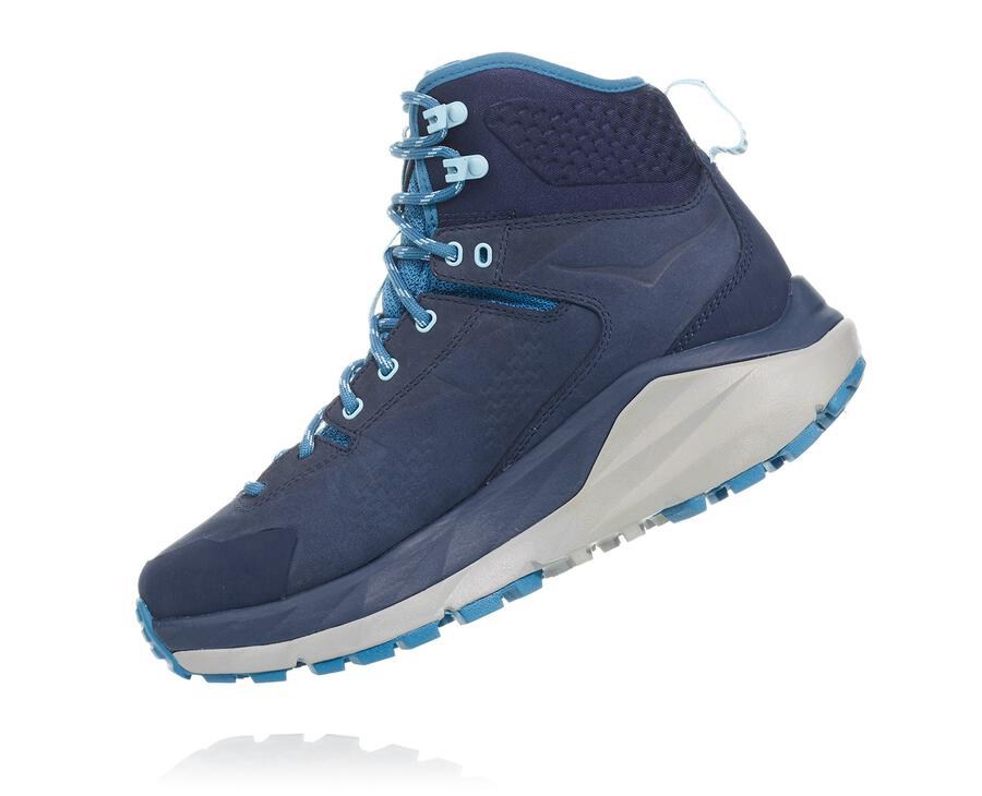 Botas De Montaña Hoka One One Mujer Azul Marino - Kaha Gore-Tex - DABK10295